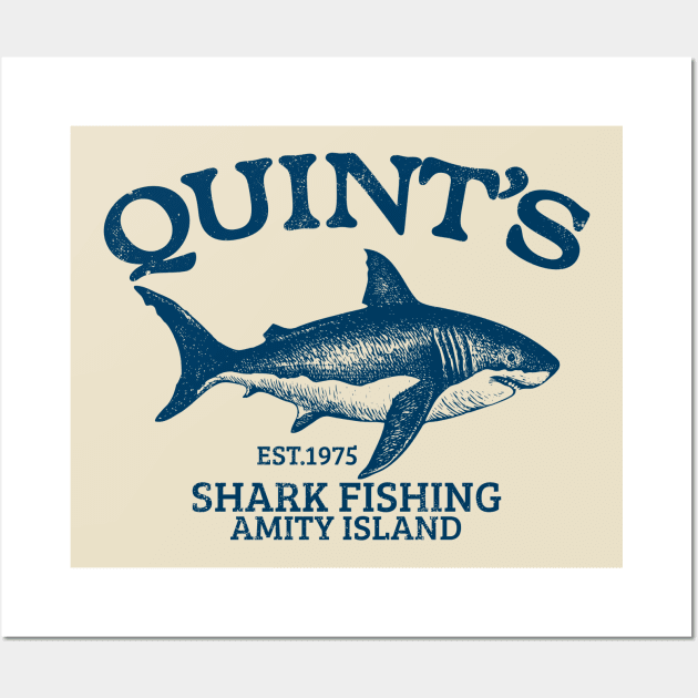 Quint's Shark Fishing, Amity Island Wall Art by CoinDesk Podcast